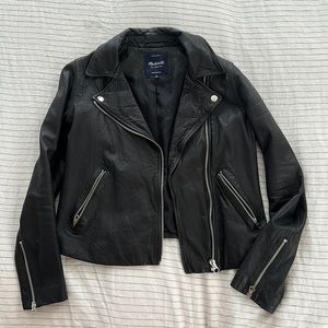 Madewell Leather Jacket — worn only a handful of times. Excellent condition!